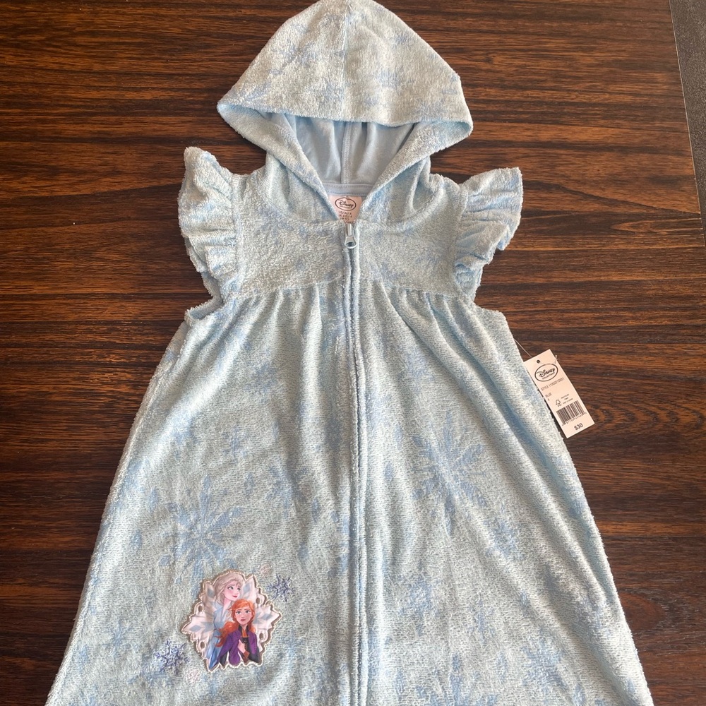 Disney Frozen Blue Swim Coverup - NWT